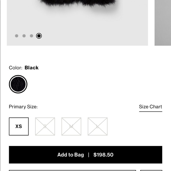 Club Monaco Black Feather Vest XS - Picture 6 of 8